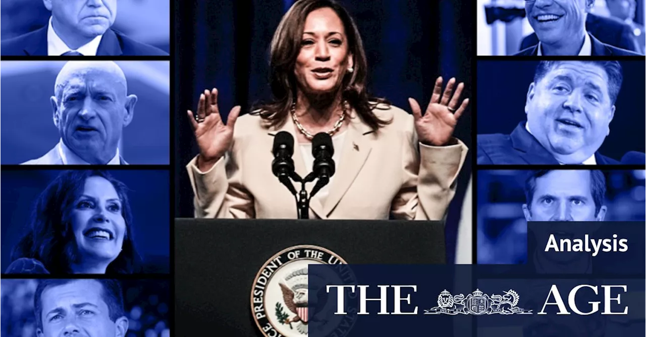 Days away from a crucial decision: Who will Harris choose as her White House running mate?