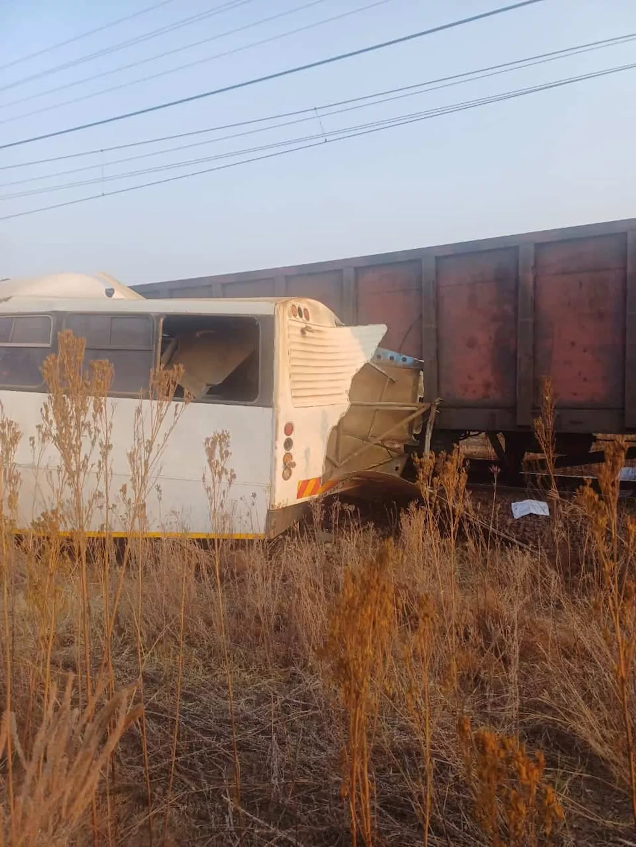 5 pupils die after bus and train collide in Mpumalanga