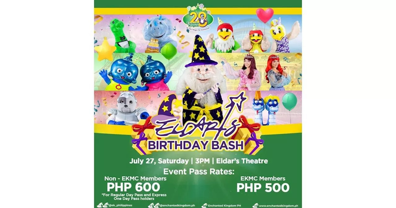 Enchanted Kingdom celebrates Eldar the Wizard's birthday