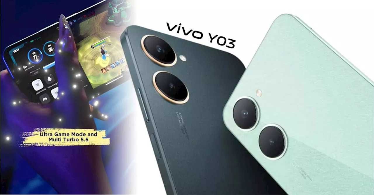 Uninterrupted gaming with vivo Y03's Ultra Game mode and Multi Turbo 5.5