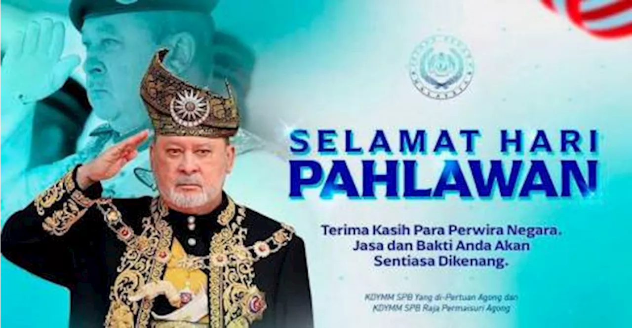 Agong, Permaisuri zahir penghargaan kepada perwira negara