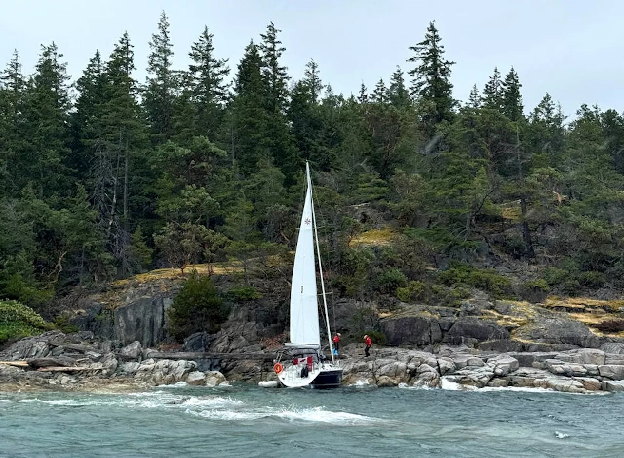 Sailor rescued from waters near Cortes Island by Canadian Coast Guard