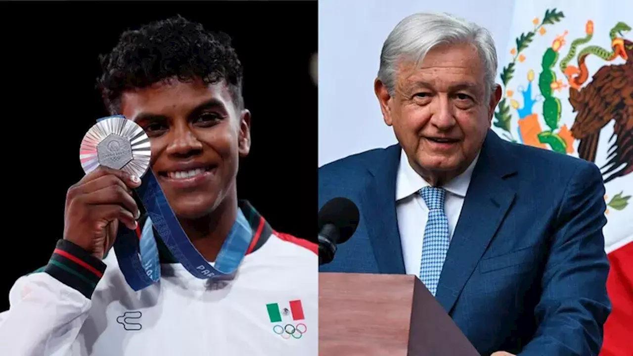 López Obrador felicita a Prisca Awiti por su medalla de plata en Paris 2024