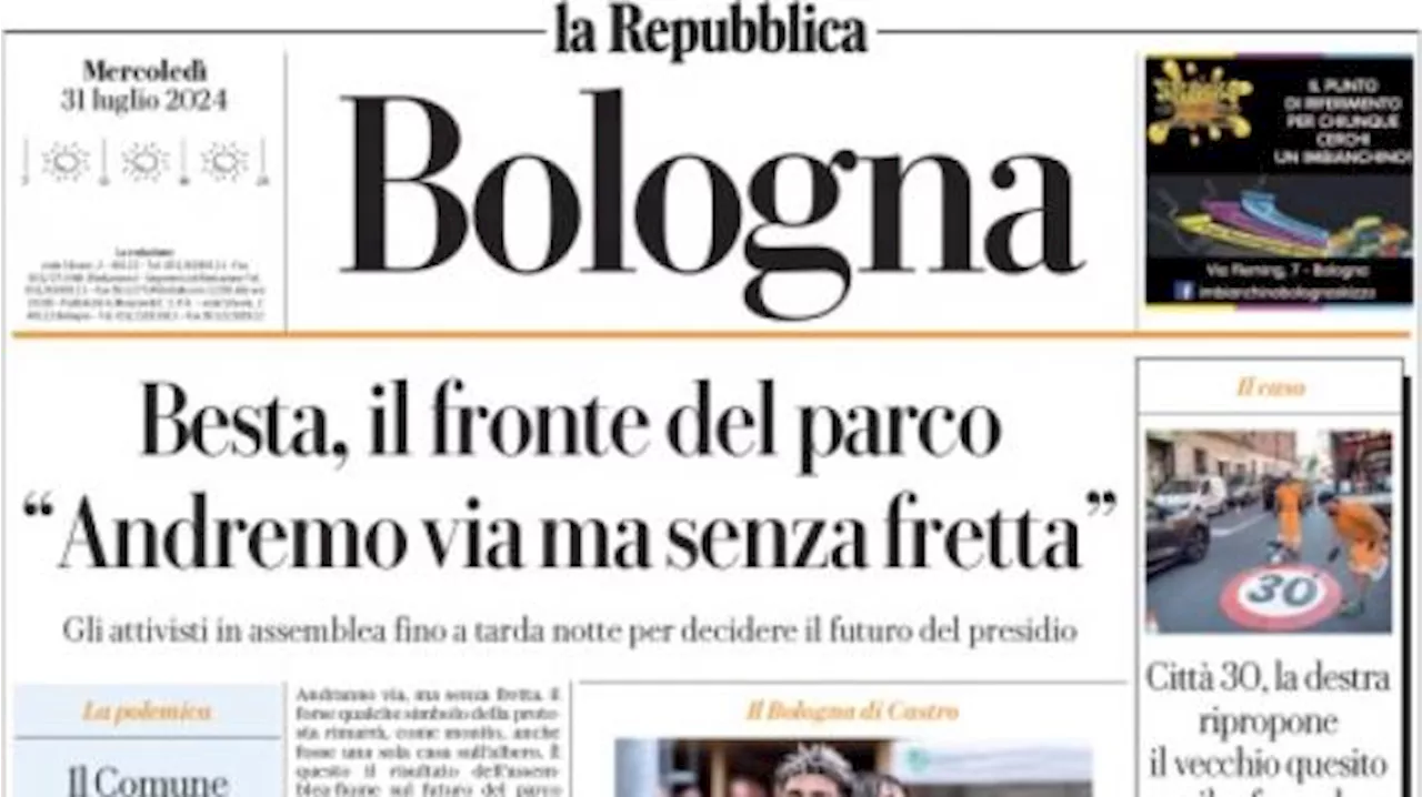 La Repubblica (Bologna) con il cammino di Santiago Castro: 'Voglio fare i gol di Zirkzee'