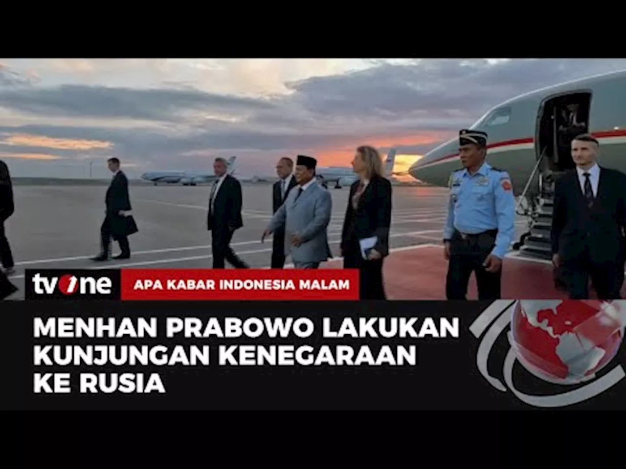 Prabowo Tiba di Moskow untuk Bertemu Vladimir Putin