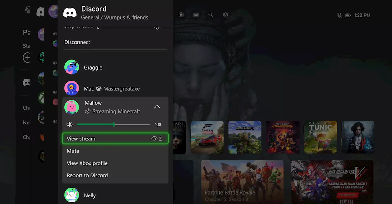 Discord on Xbox will soon let you watch your friends’ streams