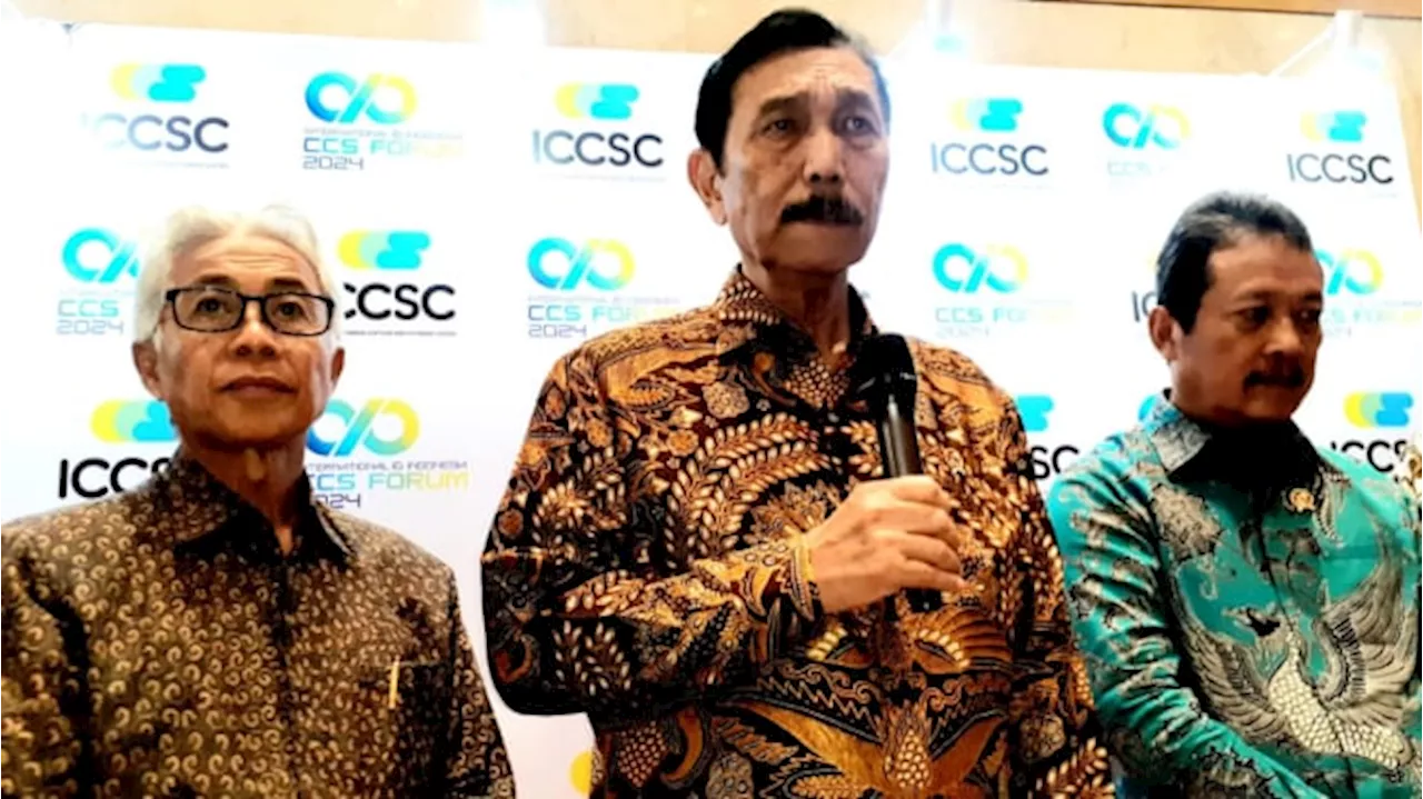 Pastikan Program CCS Lanjut, Luhut Sudah Mulai Lapor Ke Prabowo