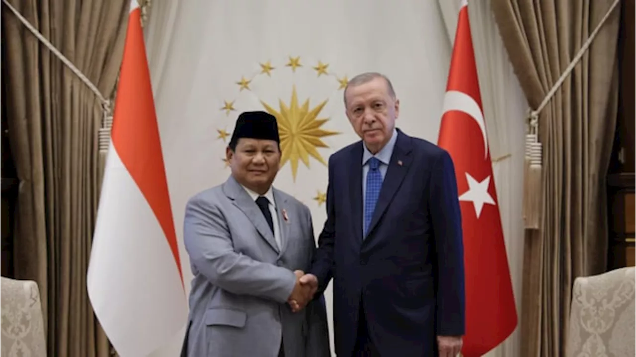 Prabowo Bertemu Erdogan: Kami Bertekad Tingkatkan Kemitraan Strategis Kedua Negara