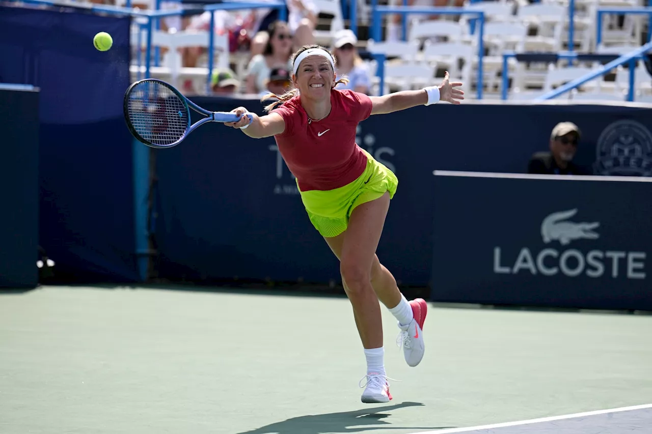 Victoria Azarenka survives Hailey Baptiste, advances at DC Open