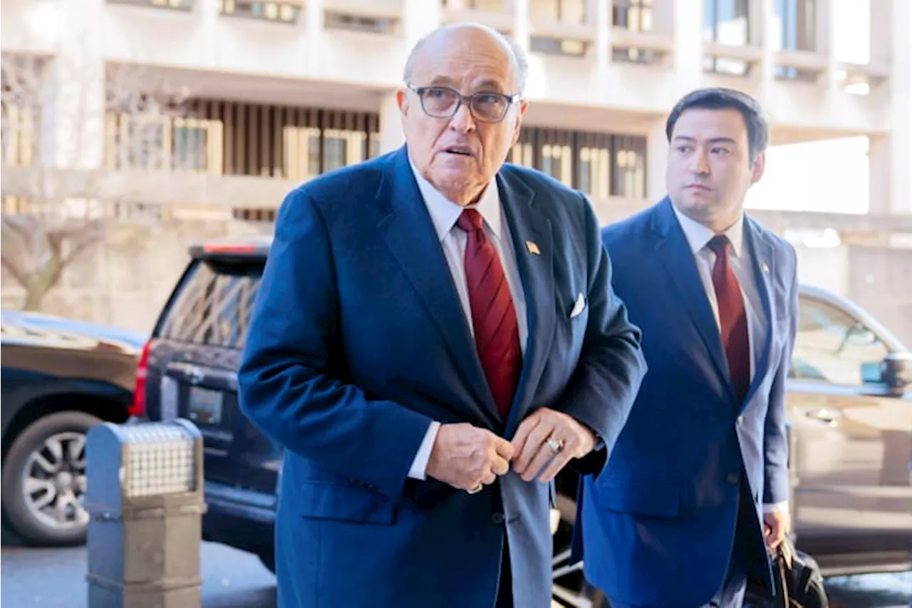 Rudy Giuliani agrees to deal to end his bankruptcy case, pay creditors' financial adviser $400k