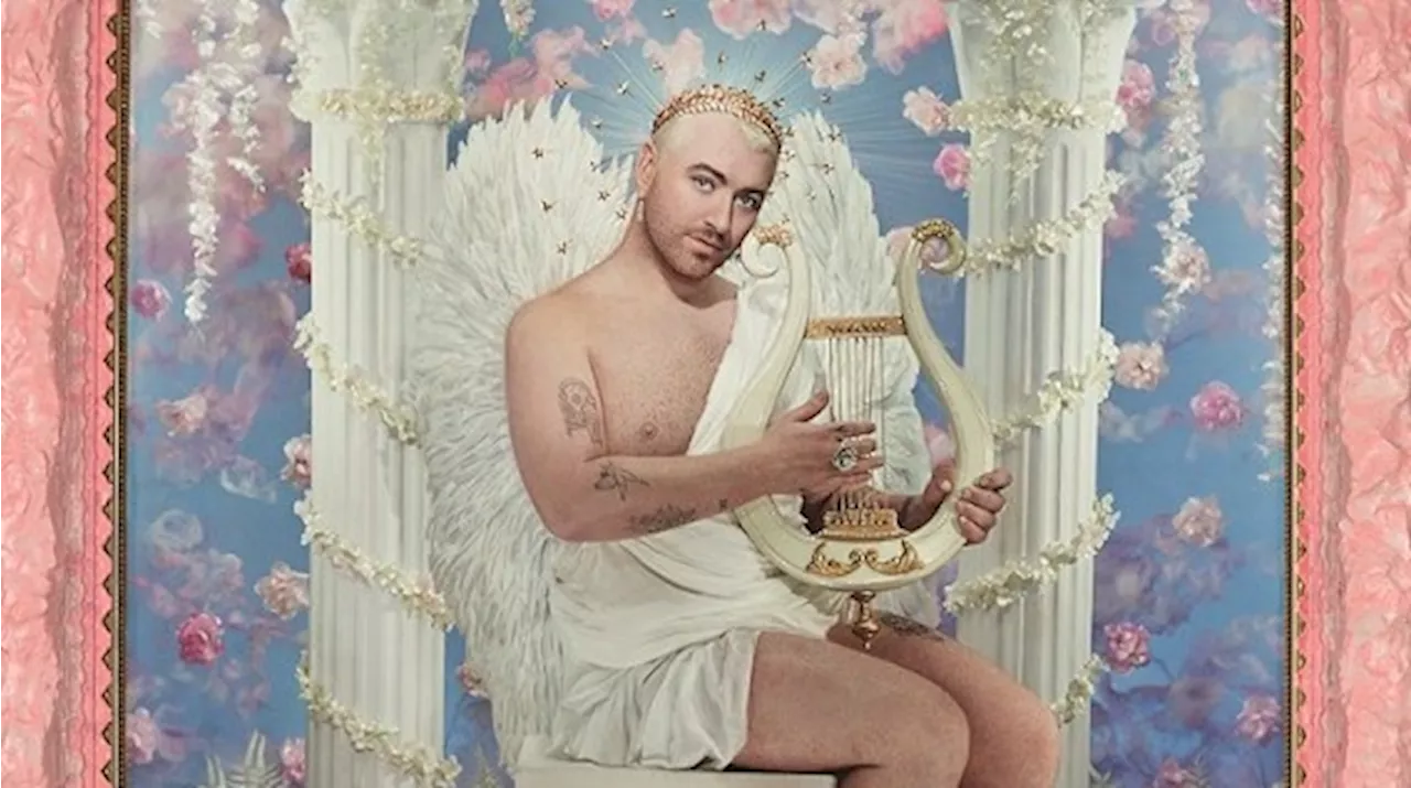 Sam Smith Wears Jonathan Anderson Angel Wings in New Painting at the National Portrait Gallery