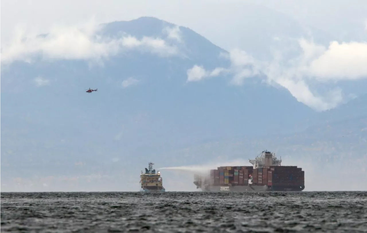 TSB to release report on ship fire and containers lost off B.C.'s coast