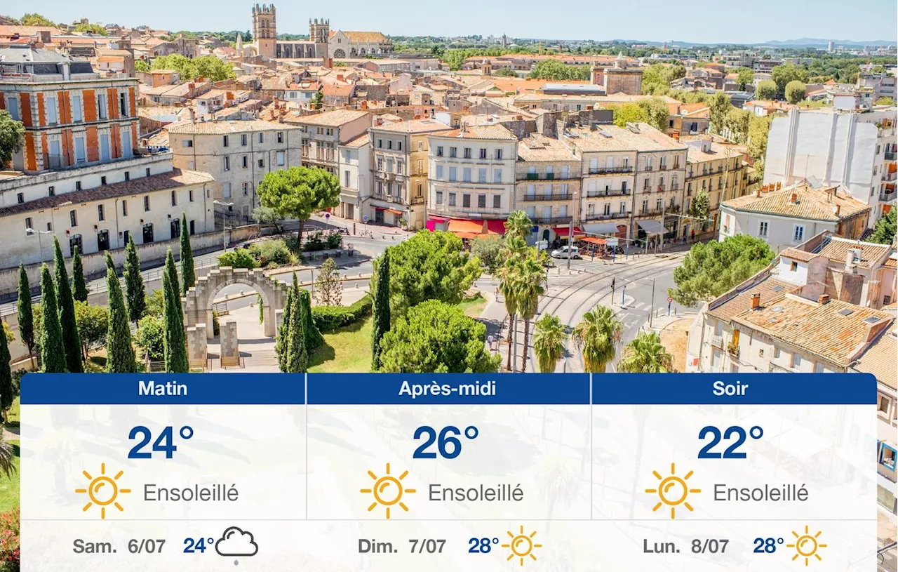 Météo Montpellier: prévisions du vendredi 5 juillet 2024