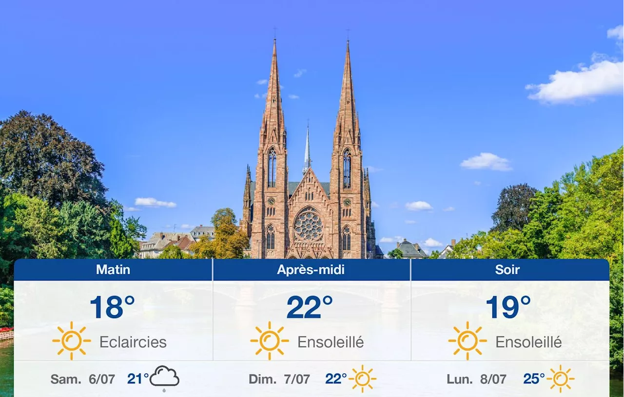 Météo Strasbourg: prévisions du vendredi 5 juillet 2024