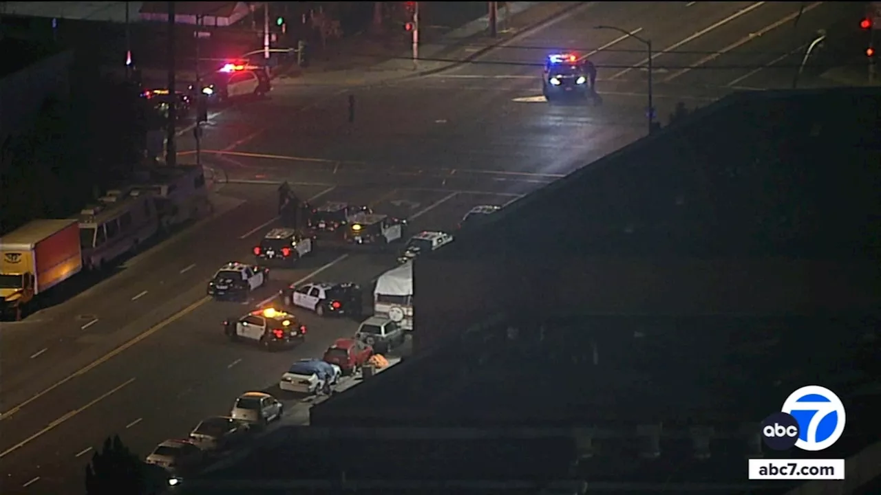 2 LAPD officers injured after being shot at during traffic stop ...