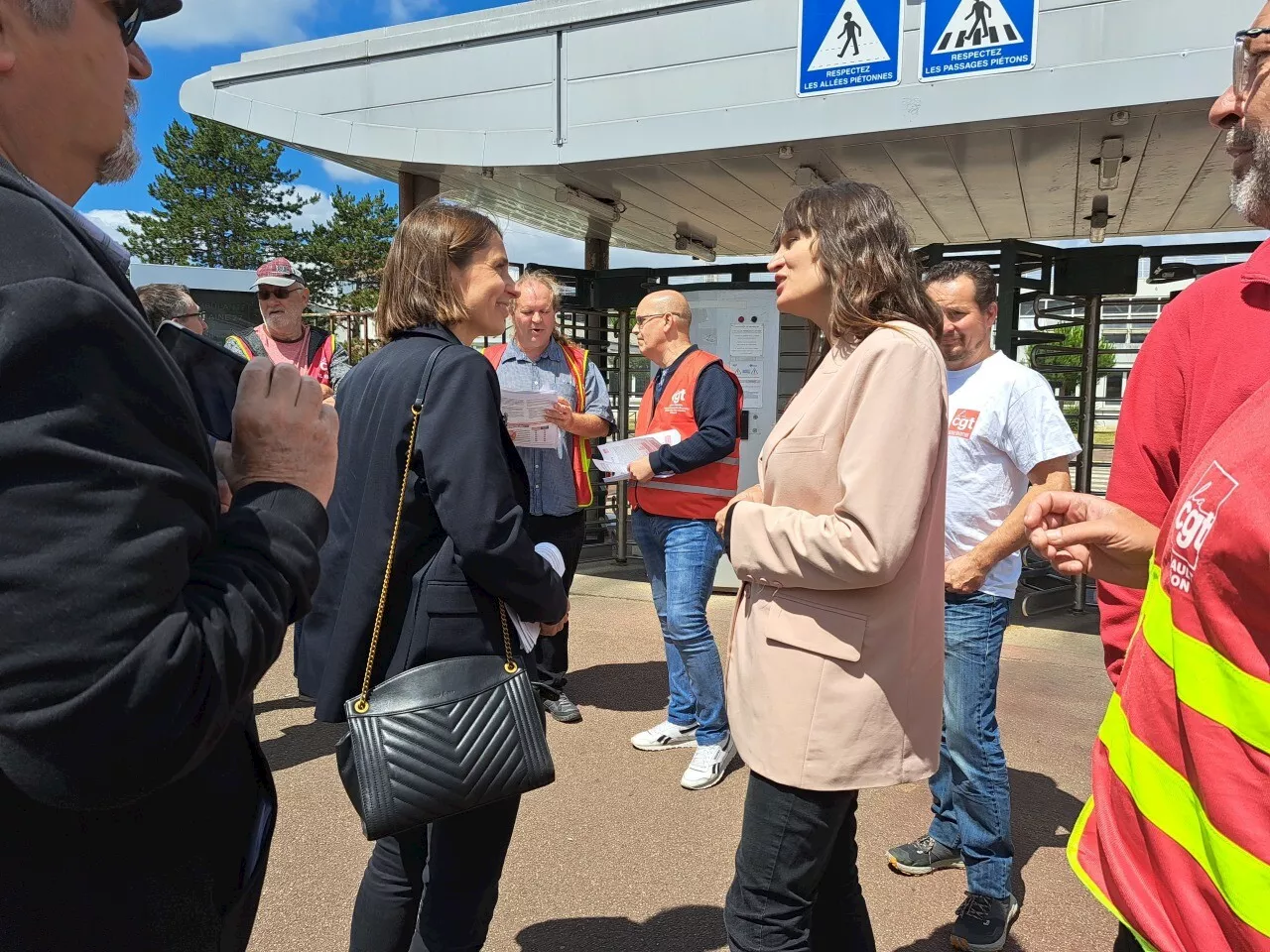 Agglo d'Elbeuf : Sophie Binet, secrétaire générale de la CGT, vient au soutien d'Alma Dufour