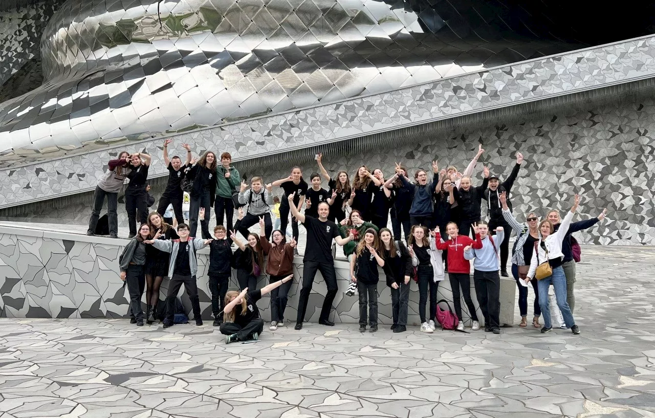 Une trentaine de collégiens de Saint-Saëns ont chanté à la philharmonie de Paris