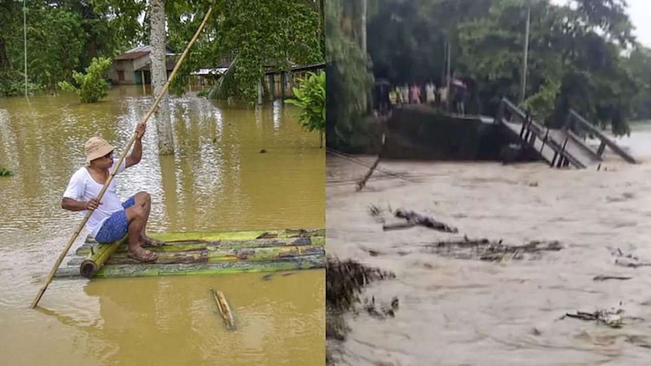 Assam Flood: असम में बाढ़ ने और बिगाड़े हालात, 29 जिलों में 21 लाख से अधिक लोग प्रभावित; छह और की मौत