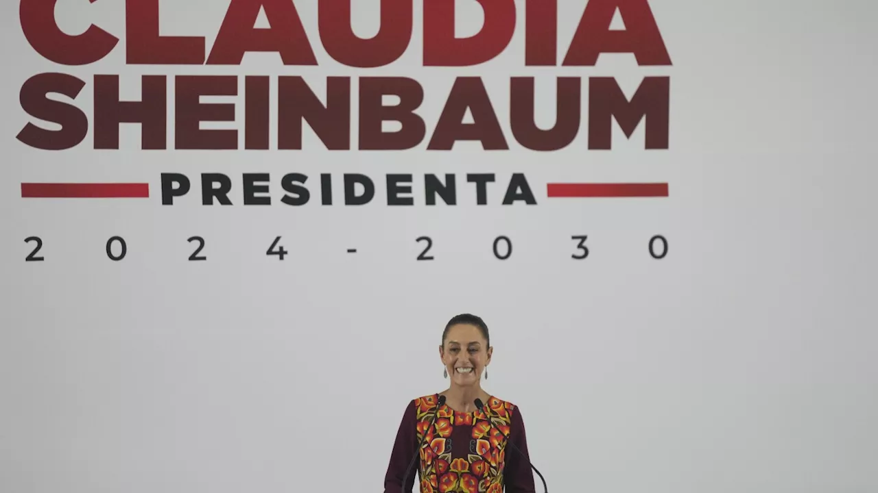 Mexico's incoming president announces top posts but her new cabinet includes familiar faces