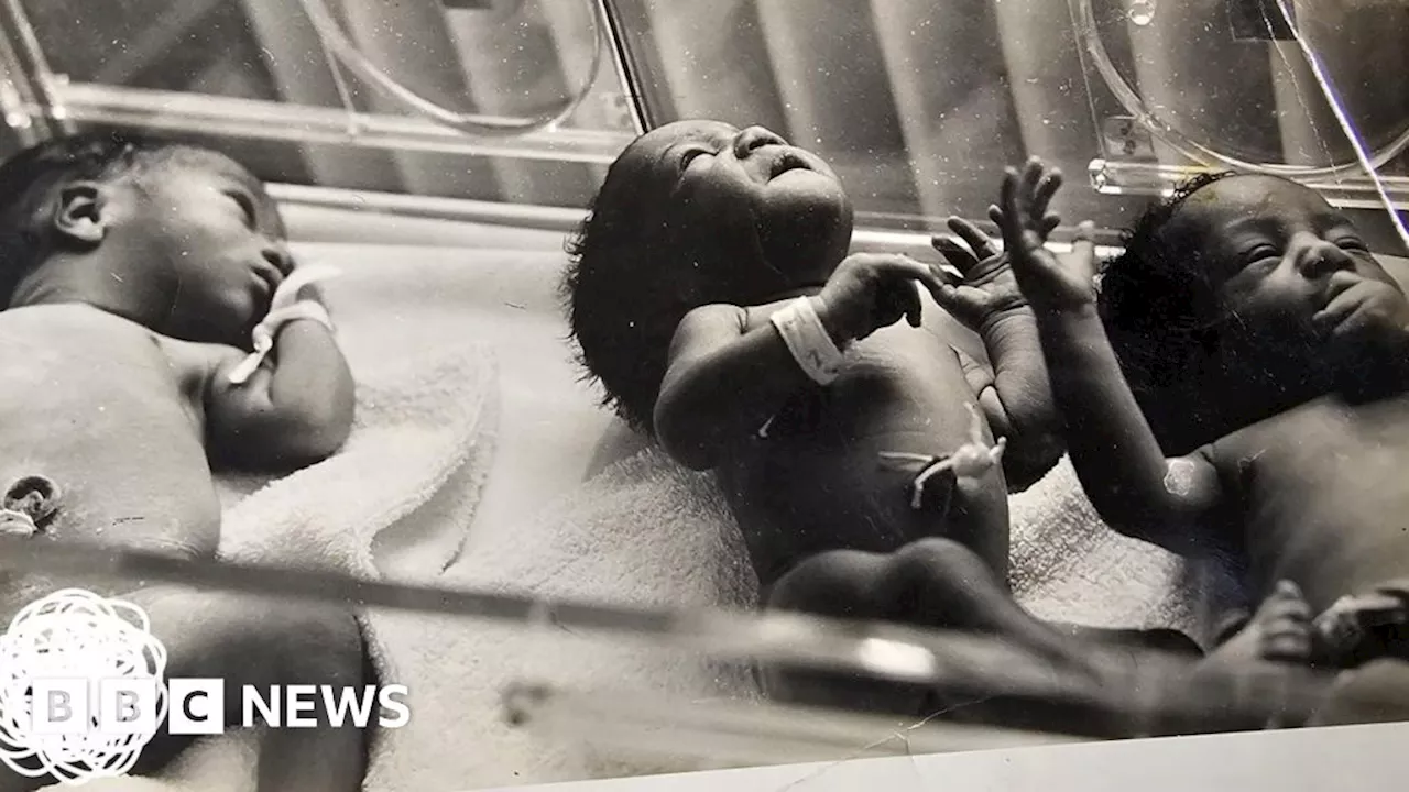 Wolverhampton triplets find long-lost 60-year-old baby photo