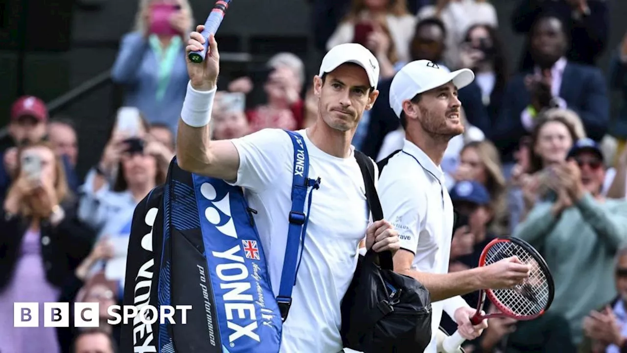 Andy Murray's farewell at Wimbledon begins with loss alongside brother Jamie Murray