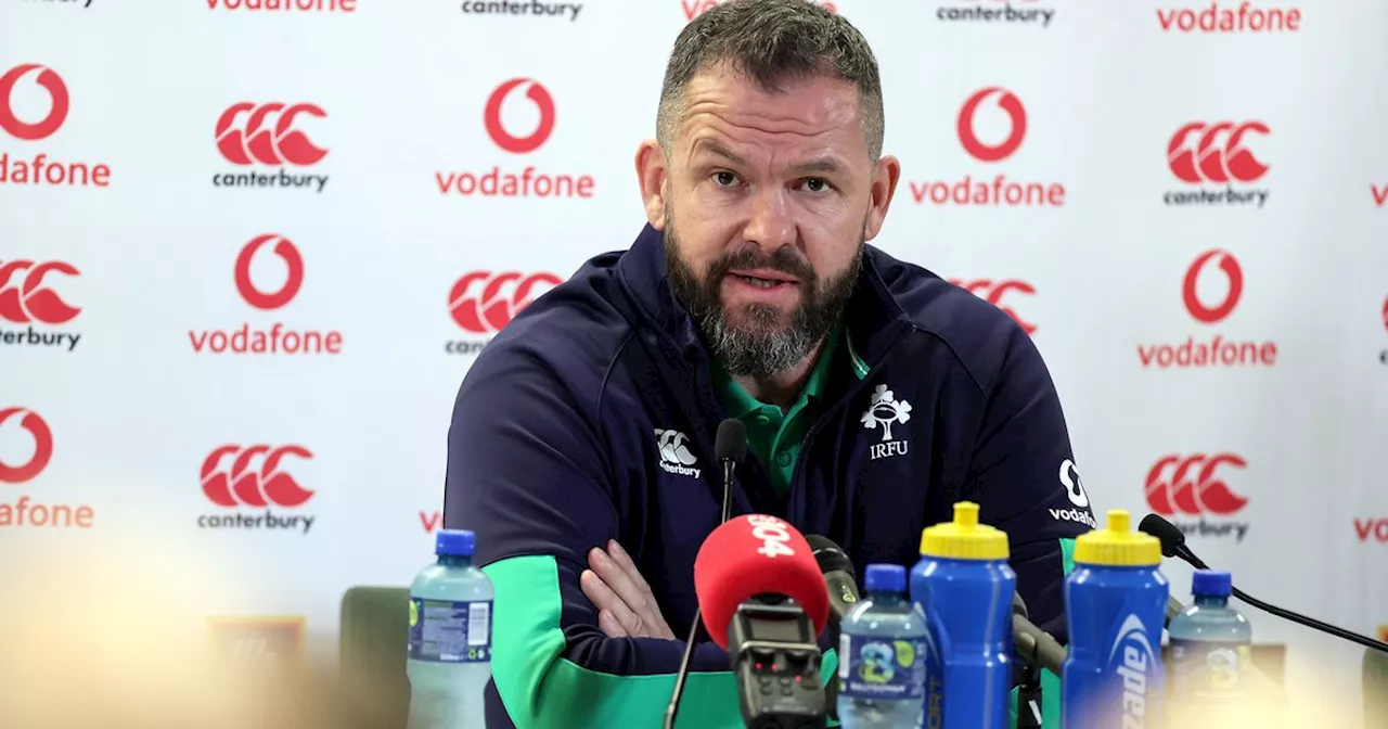 Ireland v South Africa LIVE team announcement for first test