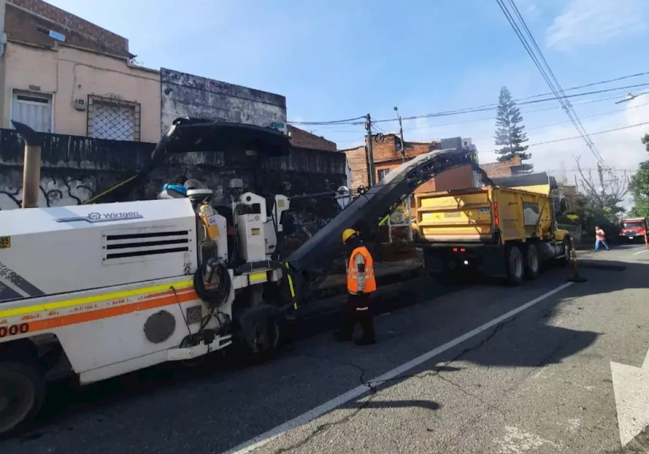 EPM pavimentó casi 8 kilómetros de vías en el Valle de Aburrá durante el primer semestre