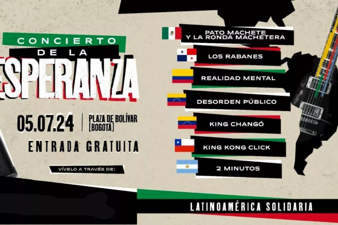 Mañana 5 de julio 'El concierto de la esperanza: Latinoamérica solidaria'