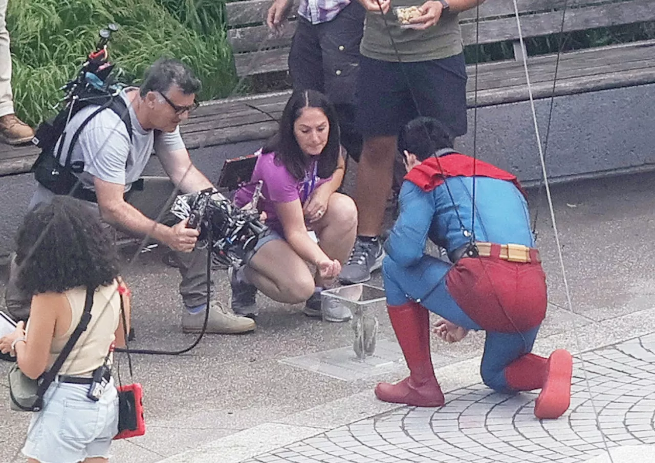 ‘Superman’ gets a furry co-star in Fourth of July shoot (photos)