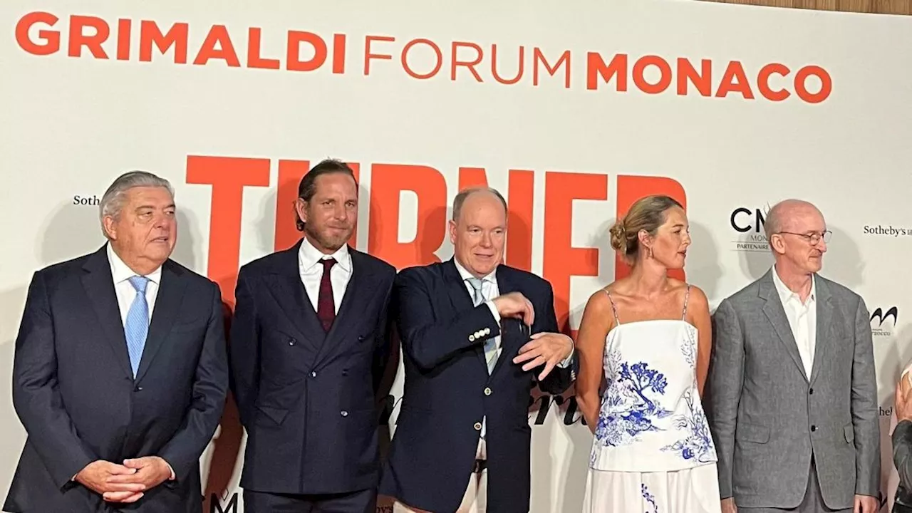 Il principe Alberto (e il nipote Andrea) aprono la mostra-evento di Monaco dedicata a Turner