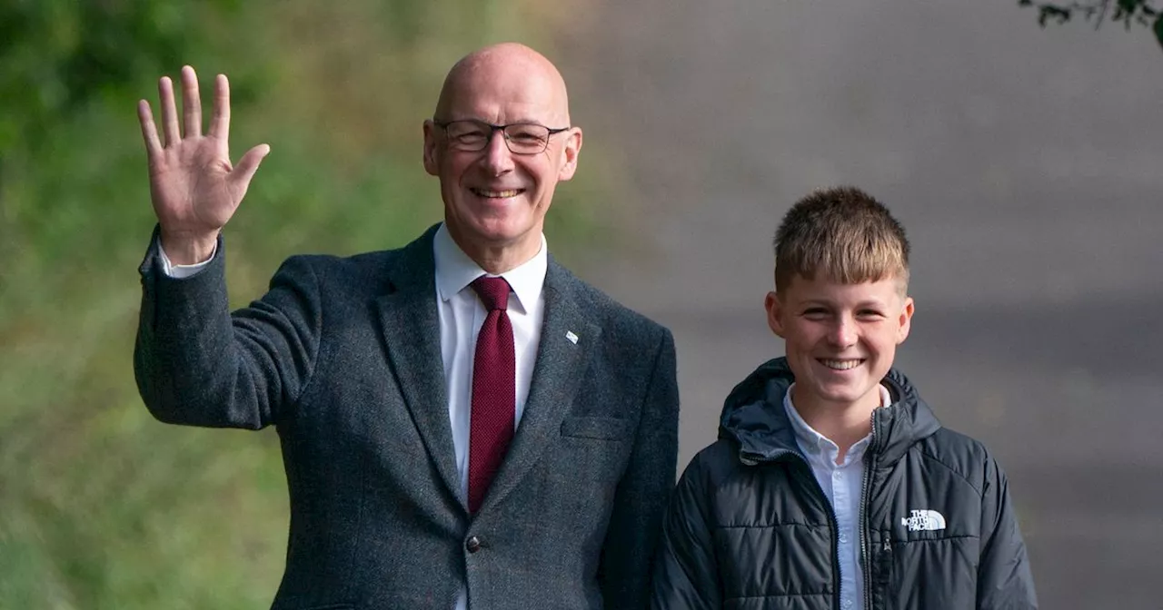 SNP leader John Swinney casts his vote at Perthshire polling station