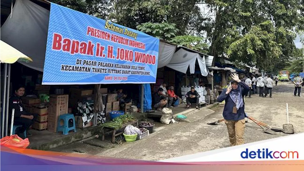 Ini Alasan Pasar Palakka Jadi Tujuan Kunker Jokowi di Bone