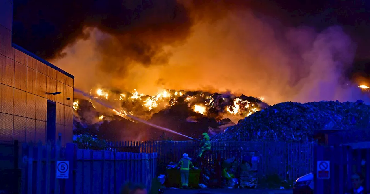 Fire service issue update on major industrial estate fire