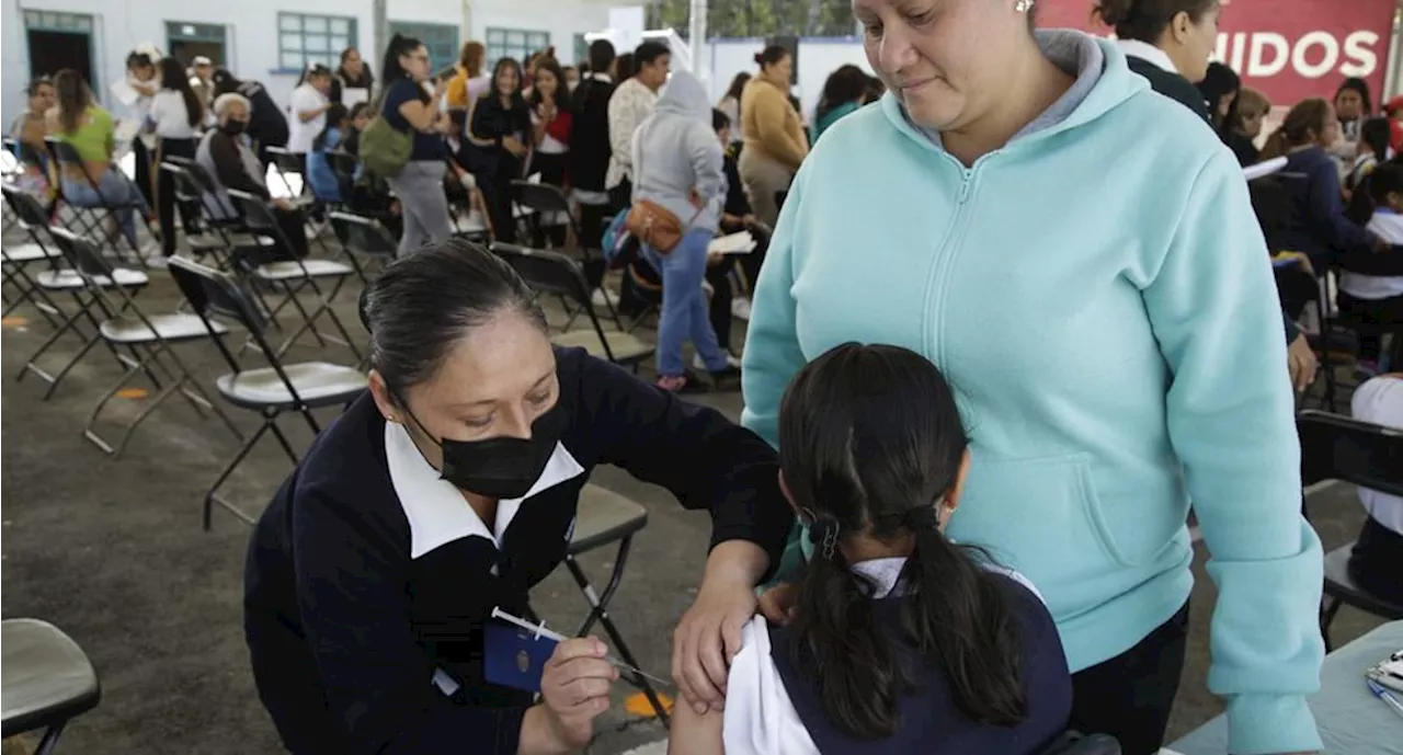 Aplican más de 109 mil vacunas contra VPH a niñas de CDMX