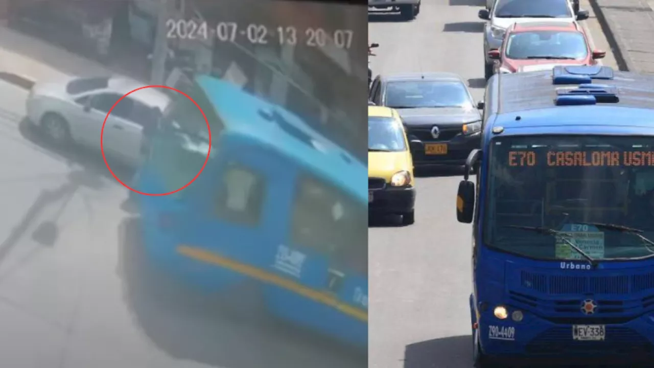 En video: hombre fue arrollado por bus del Sitp en Bogotá; TransMilenio explica la situación