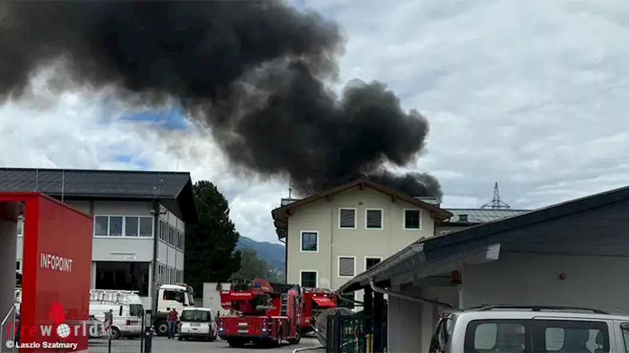 Sbg: Offener Trafobrand in Umspannwerk in Bruck an der Glocknerstraße