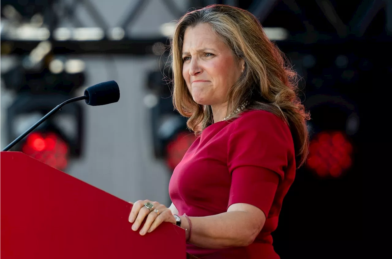 Freeland says ‘vast, vast majority’ of Liberal caucus supports Trudeau