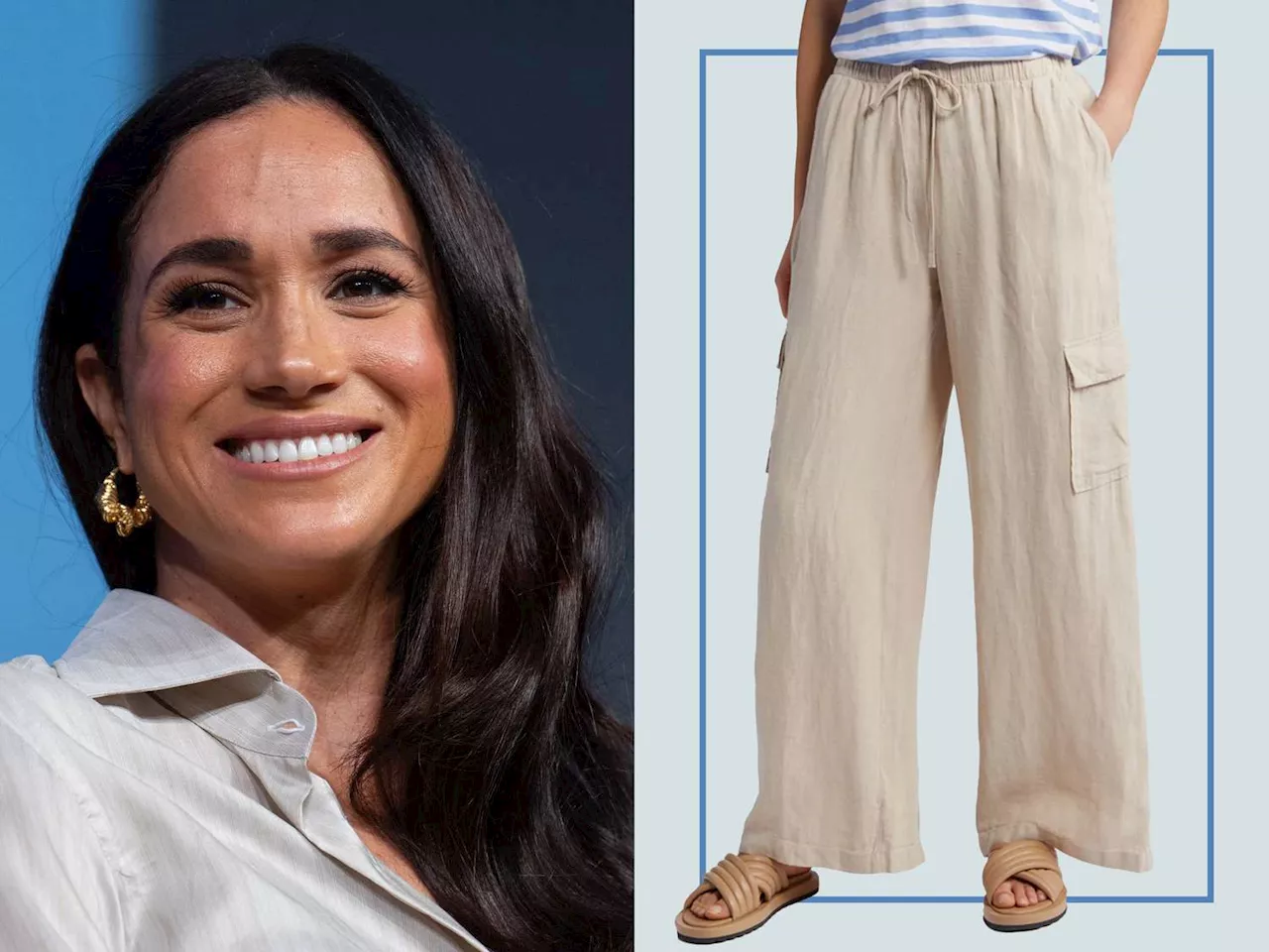 I’m Only Wearing Meghan Markle’s Go-To Breezy Pant Style on My Next Vacation