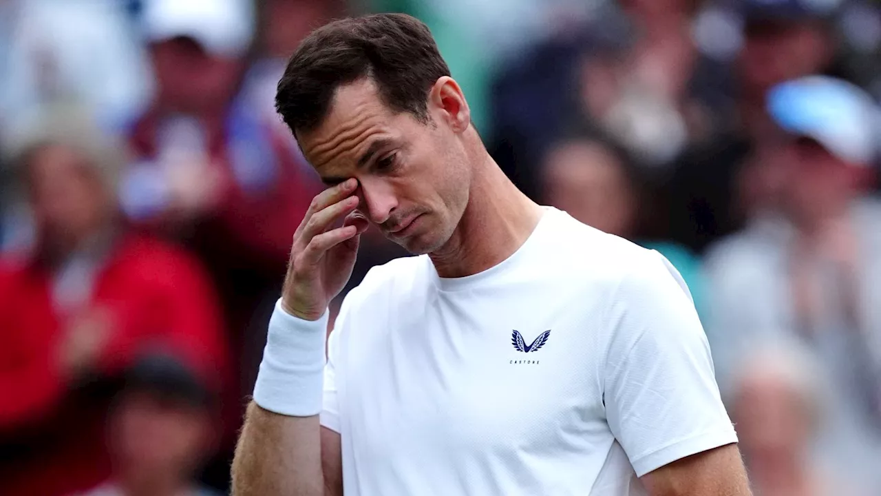 Andy Murray's tears as he crashes out of Wimbledon men's doubles with brother