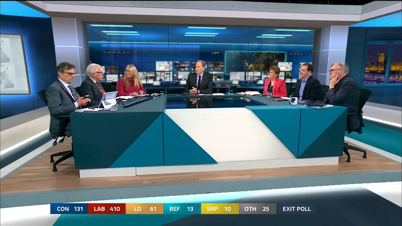 Watch the moment ITV News unveils exit poll predicting historic Labour landslide