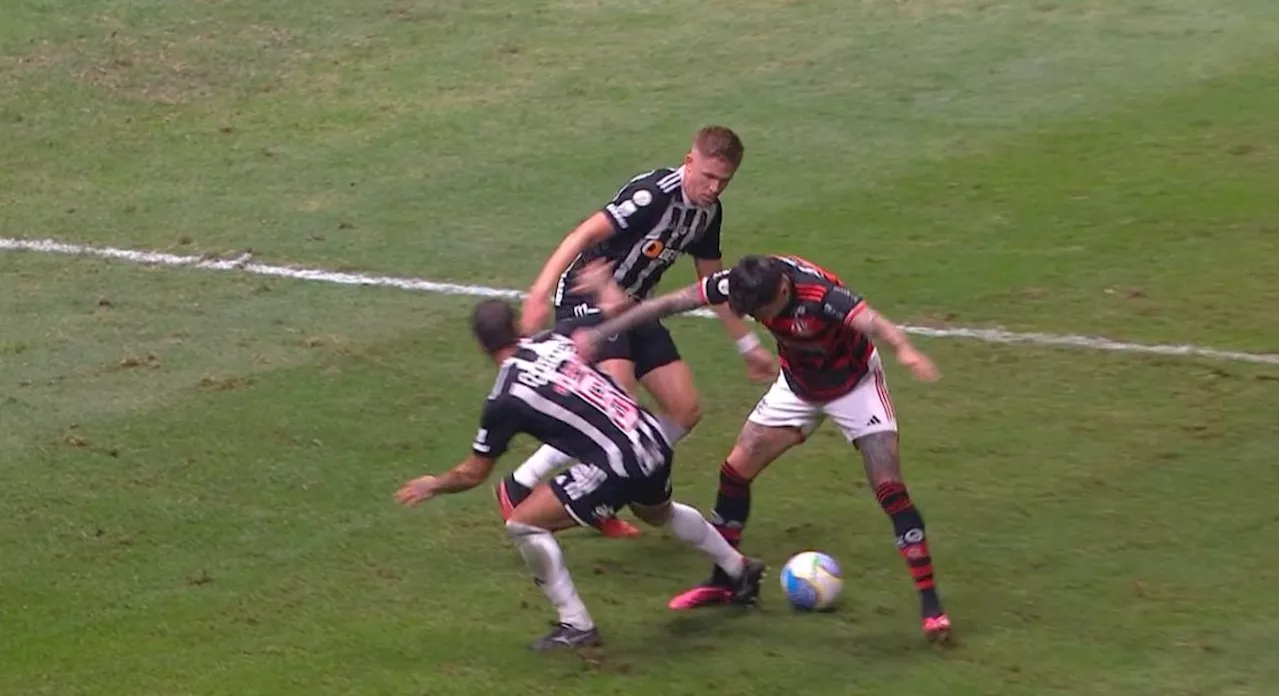 Atlético-MG x Flamengo: CBF divulga áudio do VAR em pênalti não marcado em Pulgar