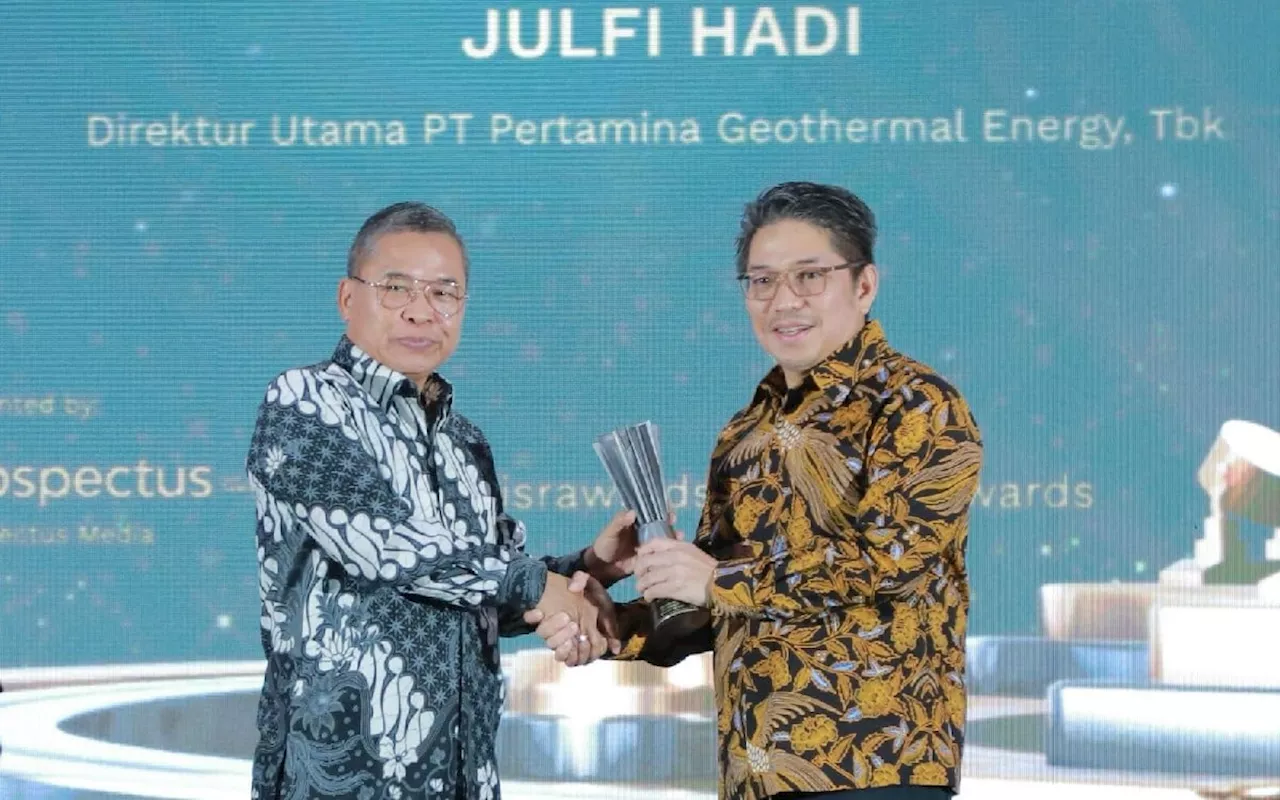 Dirut Pertamina Geothermal Energy Raih Penghargaan di ISRA 2024