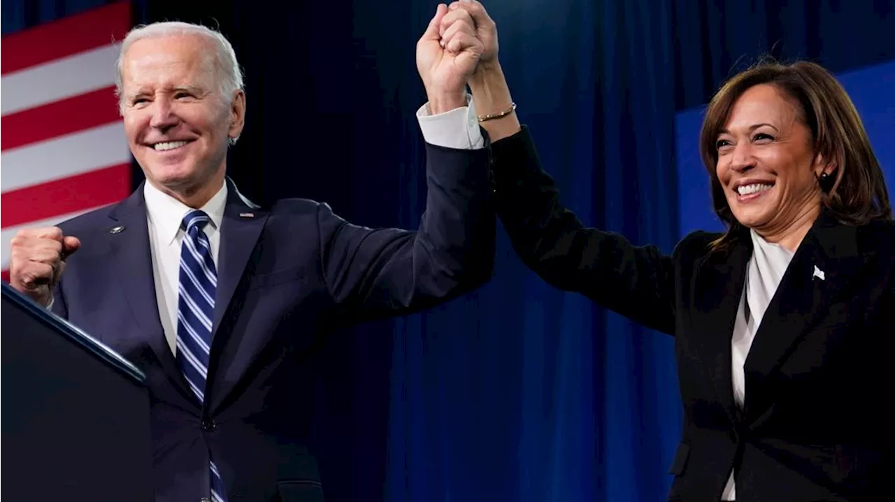 Here's how Harris could take over Biden's campaign cash if he drops out and she runs for president