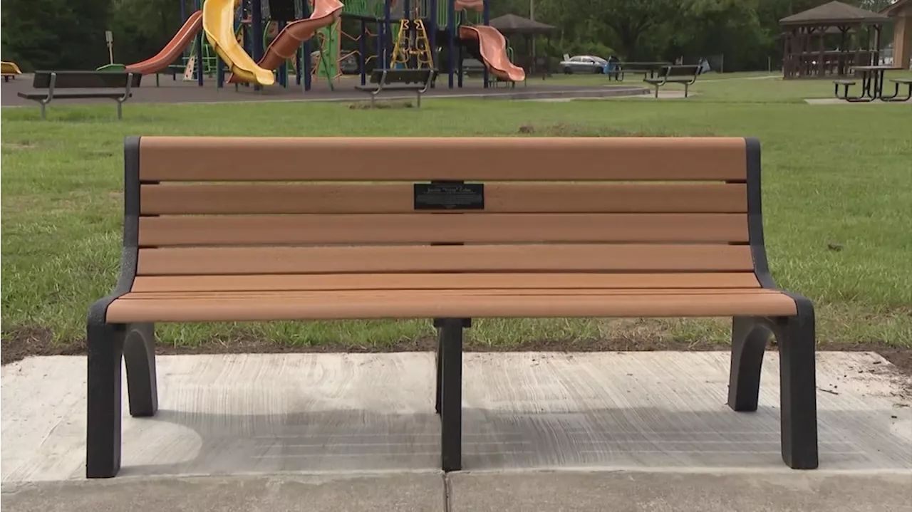 Memorial bench unveiled for Jarvon Coles at Northshore Park months after his death