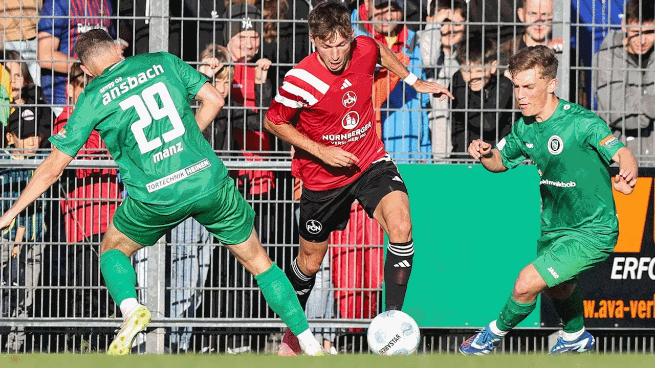 1. FC Nürnberg schlägt Regionalligist SpVgg Ansbach mit 4:1