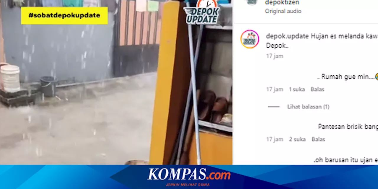 Ramai soal Fenomena Hujan Es di Depok, BMKG Ungkap Penyebabnya