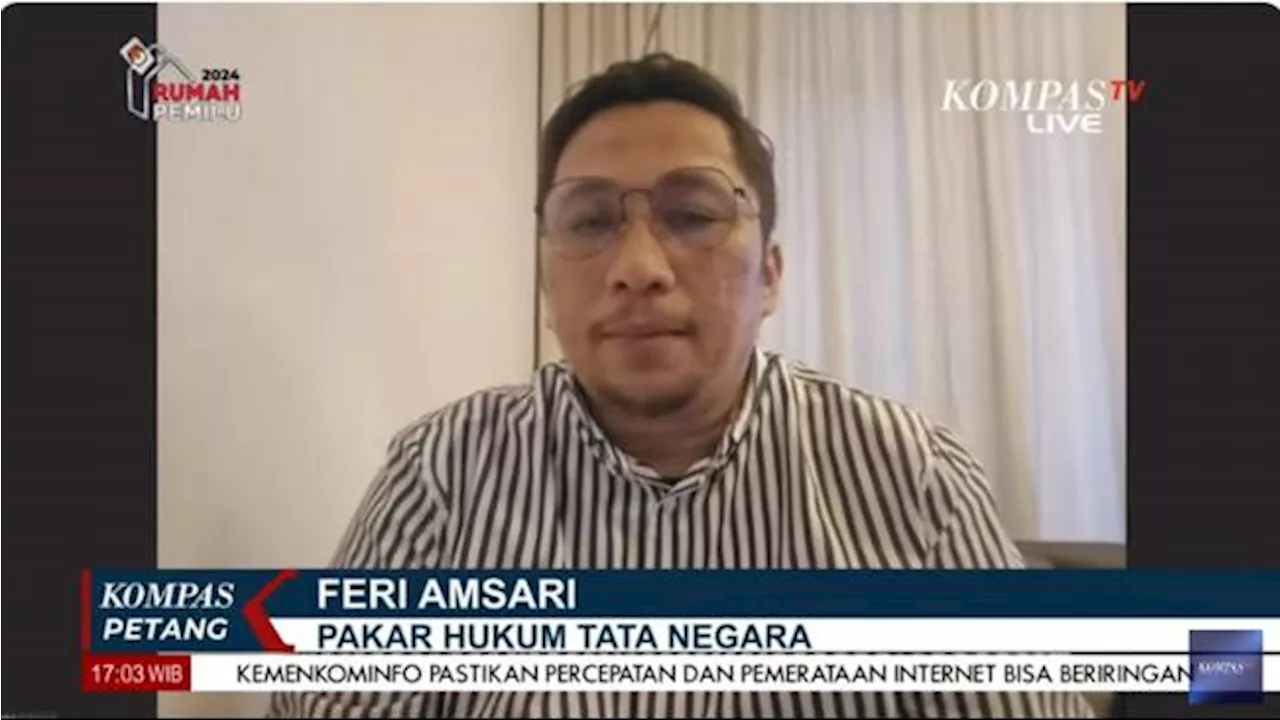 Nilai Pemberhentian Hasyim Terlambat, Feri Amsari: Saya Ragu Pemilu Kita Bicara Profesionalitas