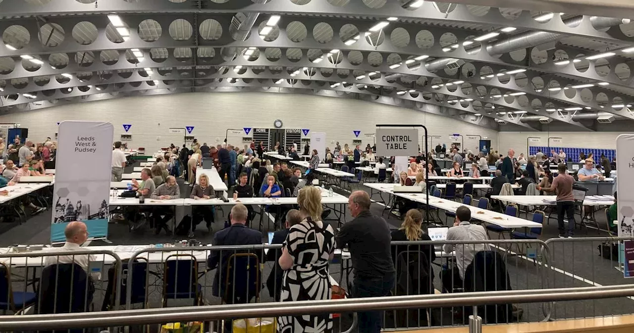 Leeds General Election Live as polls close, results are counted and MPS declared