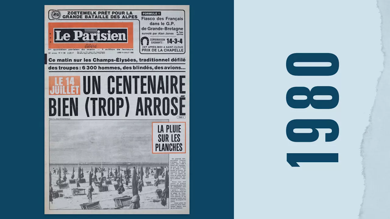 14 juillet 1980 : la météo (pourrie) et Le Parisien, une histoire sans nuage…