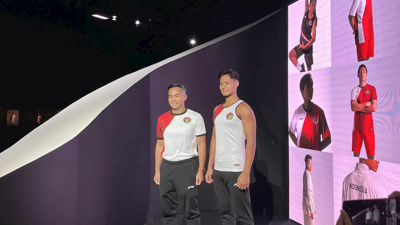 KOI Pamerkan Jersey Kontingen Indonesia untuk Olimpiade Paris 2024: Terinspirasi Lagu Berkibarlah Benderaku